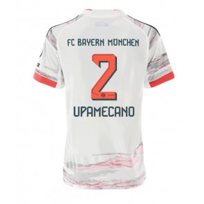 Bayern Munich Dayot Upamecano #2 Segunda Equipación Mujer 2025-26 Manga Corta